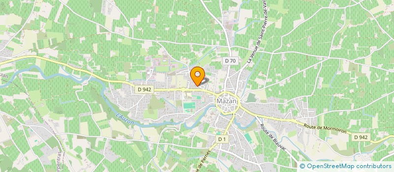 localisation de l'entreprise MADAME BENEDICTE GUICHARD à MAZAN
