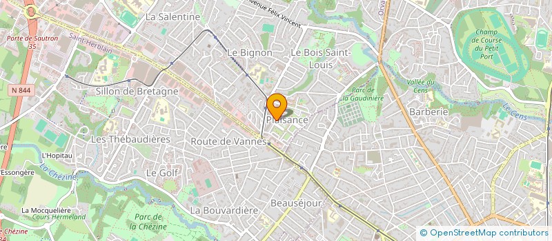localisation de l'entreprise MADAME BENEDICTE GUILLET à ORVAULT