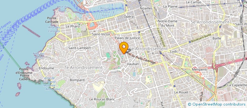 localisation de l'entreprise MADAME BENEDICTE GUILLOTEAU  MARSEILLE