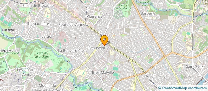 localisation de l'entreprise MADAME BENEDICTE HARDY  SAINT-HERBLAIN