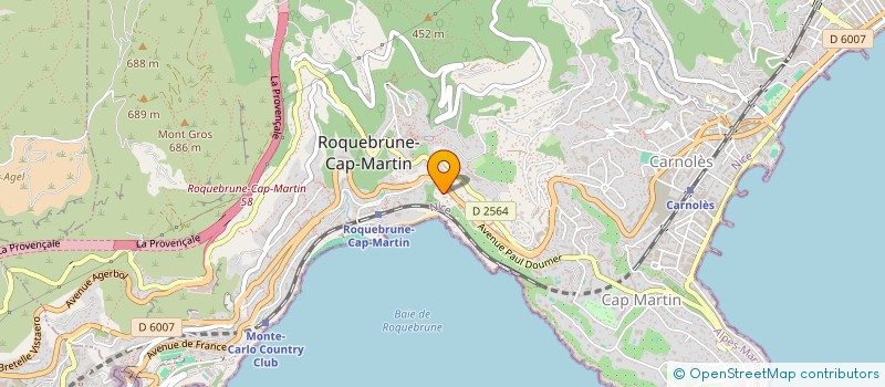 localisation de l'entreprise MADAME BENEDICTE HELLER à ROQUEBRUNE-CAP-MARTIN