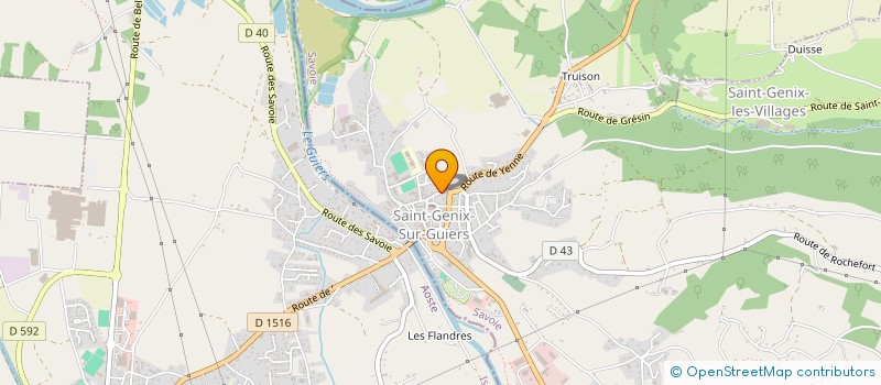 localisation de l'entreprise MADAME BENEDICTE HENNION  SAINT-GENIX-LES-VILLAGES