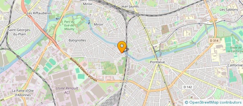 localisation de l'entreprise MADAME BENEDICTE HERON  LE MANS