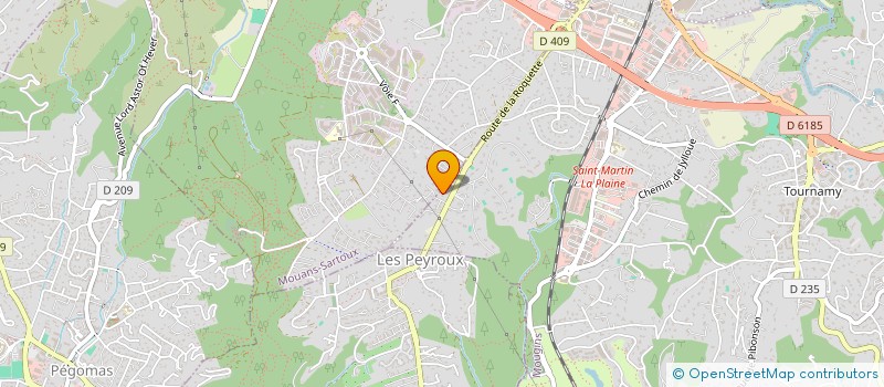 localisation de l'entreprise MADAME BENEDICTE HERVE à MOUGINS