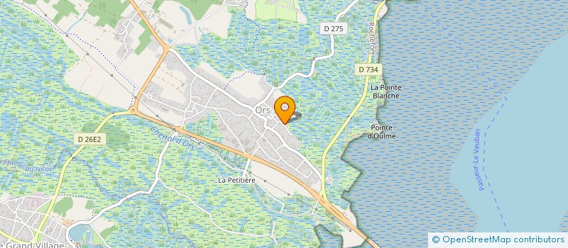 localisation de l'entreprise MADAME BENEDICTE HIE  LE CHATEAU-D'OLERON