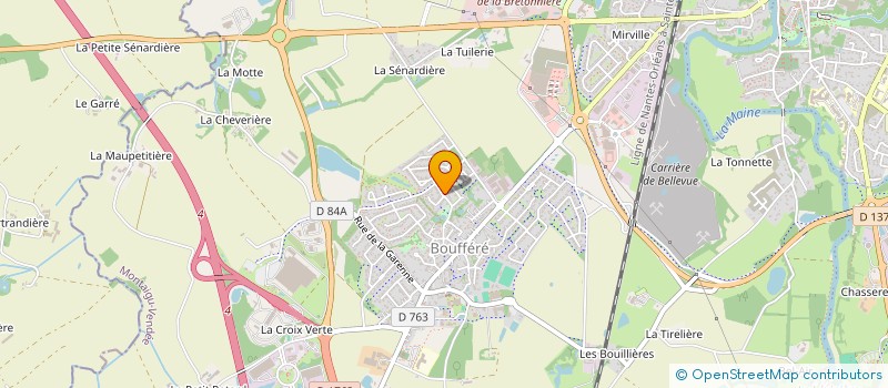 localisation de l'entreprise MADAME BENEDICTE HIVOIRE à MONTAIGU-VENDEE