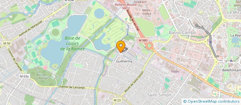 localisation de l'entreprise MADAME BENEDICTE HONOZON  TOULOUSE