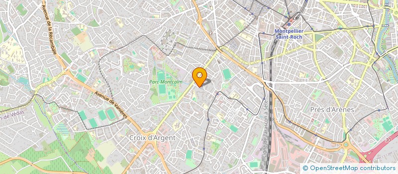localisation de l'entreprise MADAME BENEDICTE HUGUES à MONTPELLIER