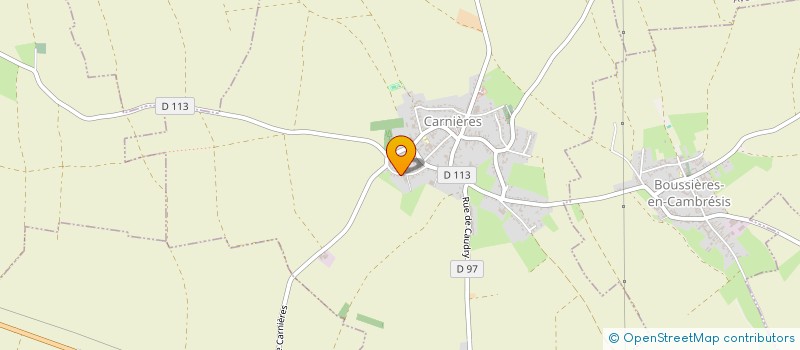 localisation de l'entreprise MADAME BENEDICTE HUMEZ à BOUSSIERES-EN-CAMBRESIS