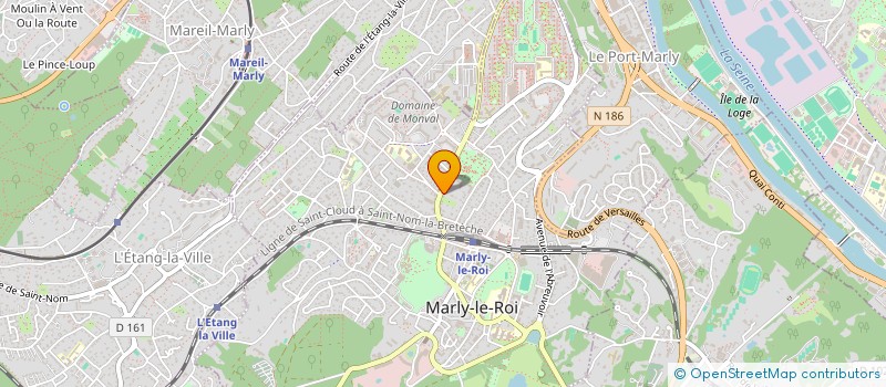 localisation de l'entreprise MADAME BENEDICTE JACHEET  MARLY-LE-ROI