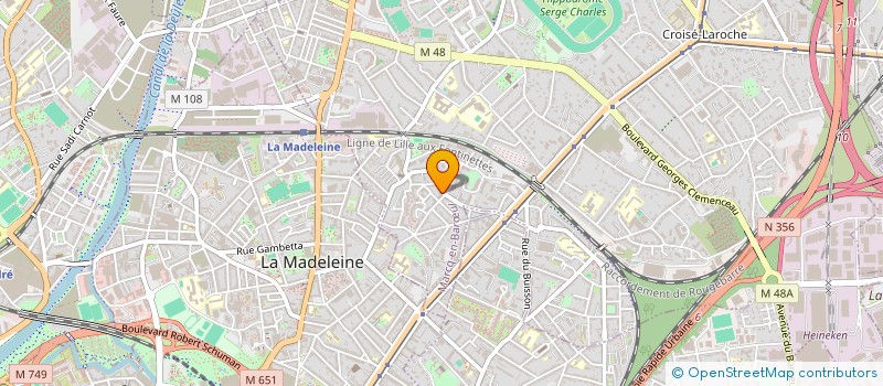 localisation de l'entreprise MADAME BENEDICTE JAMET à MARCQ-EN-BARŒUL
