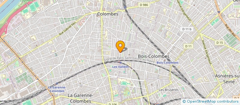 localisation de l'entreprise MADAME BENEDICTE JAMIN à COLOMBES