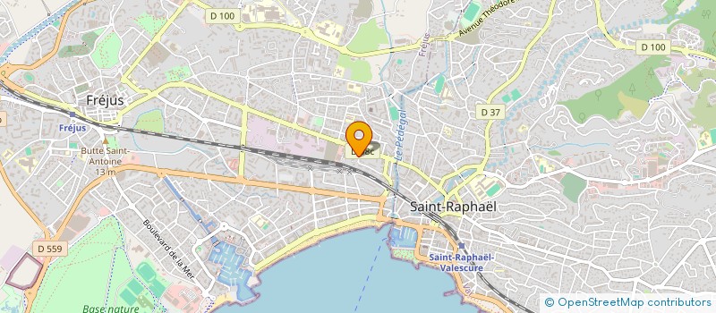 localisation de l'entreprise MADAME BENEDICTE JEDOUX à FREJUS