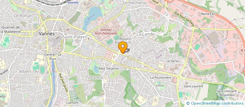 localisation de l'entreprise MADAME BENEDICTE JEGARD à VANNES