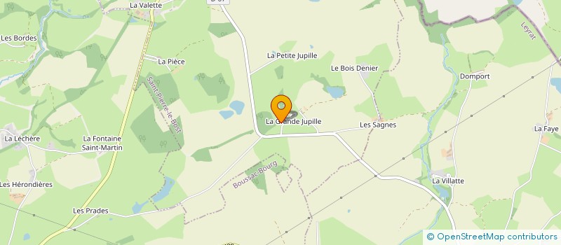 localisation de l'entreprise MADAME BENEDICTE JOURNE  SAINT-PIERRE-LE-BOST