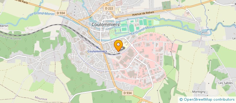 localisation de l'entreprise MADAME BENEDICTE KINI MATONDO à COULOMMIERS