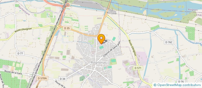 localisation de l'entreprise MADAME BENEDICTE KLEIN  ROGNONAS