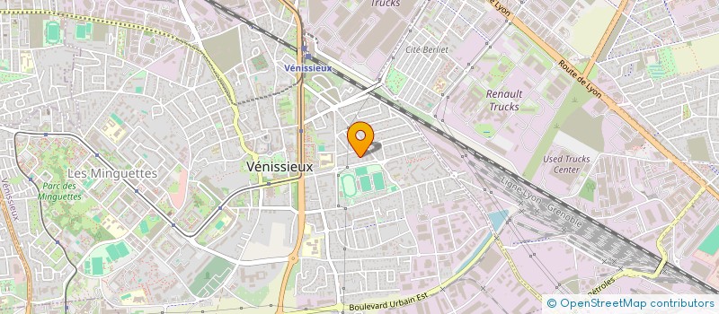 localisation de l'entreprise MADAME BENEDICTE KUANZAMBI TUSAMBA  VENISSIEUX