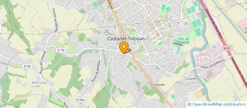 localisation de l'entreprise MADAME BENEDICTE LABAL à CASTANET-TOLOSAN