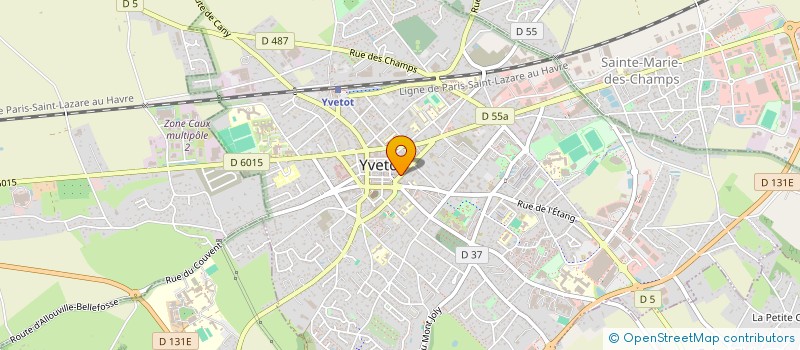 localisation de l'entreprise MADAME BENEDICTE LACAILLE  YVETOT