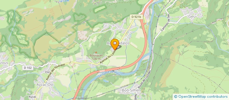 localisation de l'entreprise MADAME BENEDICTE LACAZE  ROQUEFORT