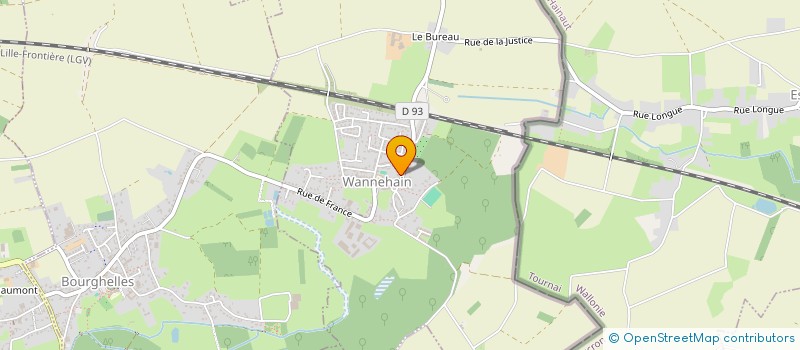 localisation de l'entreprise MADAME BENEDICTE LACHERE  WANNEHAIN