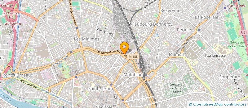 localisation de l'entreprise MADAME BENEDICTE LAFFONT à TOULOUSE