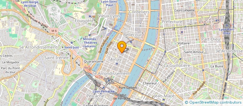 localisation de l'entreprise MADAME BENEDICTE LANDOU à LYON