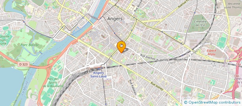localisation de l'entreprise MADAME BENEDICTE LANDRON à ANGERS