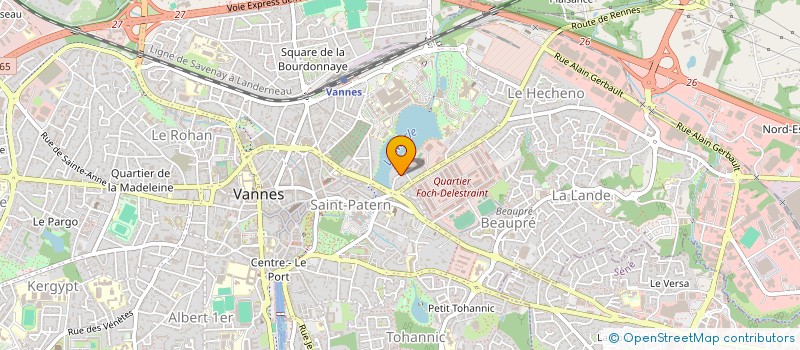 localisation de l'entreprise MADAME BENEDICTE LANFREY à VANNES