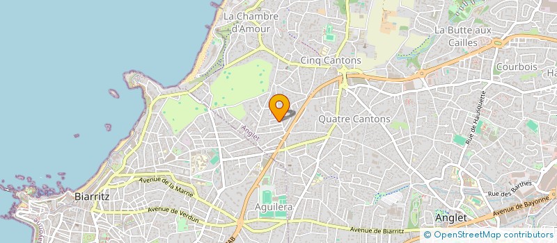 localisation de l'entreprise MADAME BENEDICTE LARRODE à ANGLET
