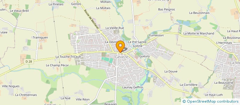 localisation de l'entreprise MADAME BENEDICTE LASNE  GEVEZE