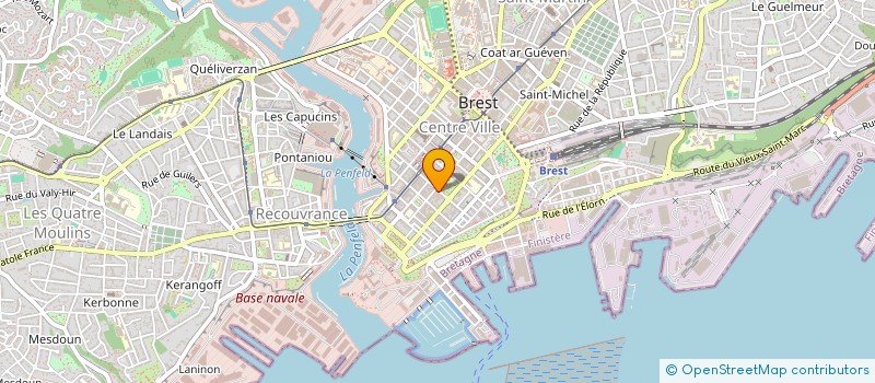 localisation de l'entreprise MADAME BENEDICTE LAVALOU  BREST