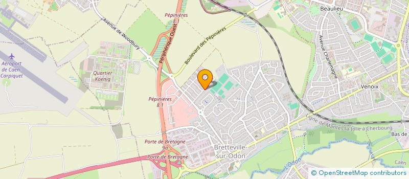 localisation de l'entreprise MADAME BENEDICTE LE NEINDRE  BRETTEVILLE-SUR-ODON