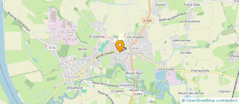 localisation de l'entreprise MADAME BENEDICTE LEBRETON  SAINT-DIDIER-SUR-CHALARONNE