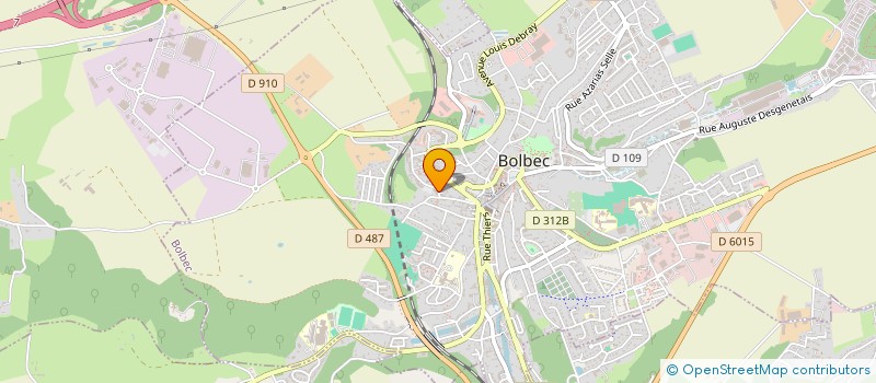 localisation de l'entreprise MADAME BENEDICTE LECOEUR  BOLBEC