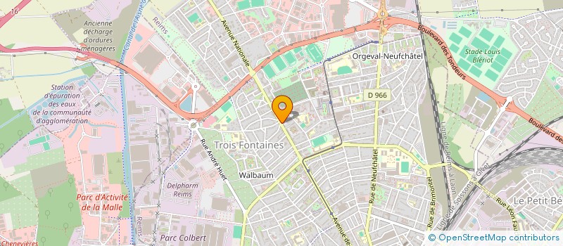 localisation de l'entreprise MADAME BENEDICTE LECOMTE  REIMS