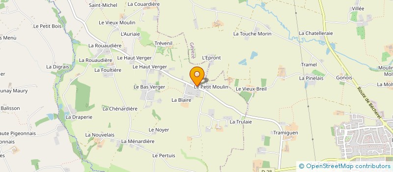 localisation de l'entreprise MADAME BENEDICTE LECOURT à LANGAN