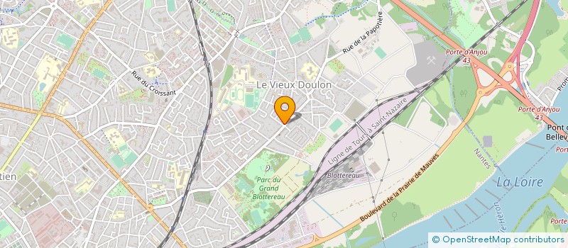 localisation de l'entreprise MADAME BENEDICTE LEDUC à NANTES