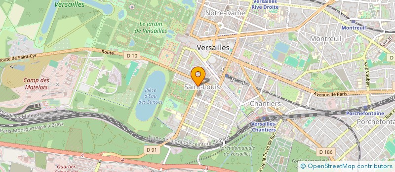 localisation de l'entreprise MADAME BENEDICTE LEFEVRE à VERSAILLES