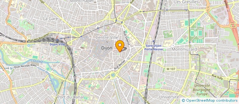 localisation de l'entreprise MADAME BENEDICTE LEGRAIN  DIJON