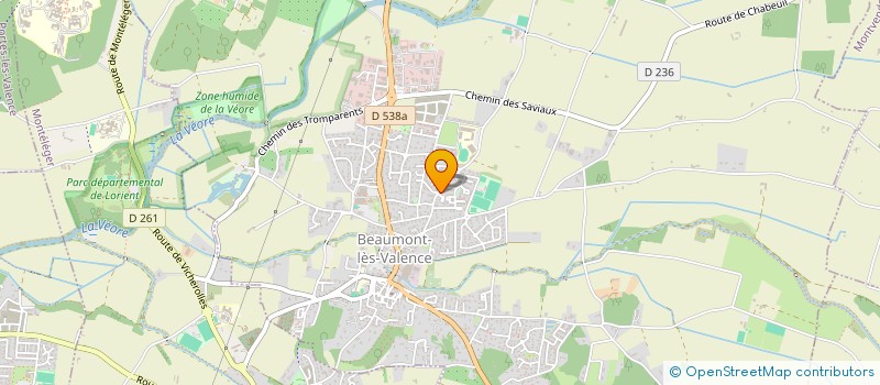 localisation de l'entreprise MADAME BENEDICTE LENOIR à BEAUMONT-LES-VALENCE