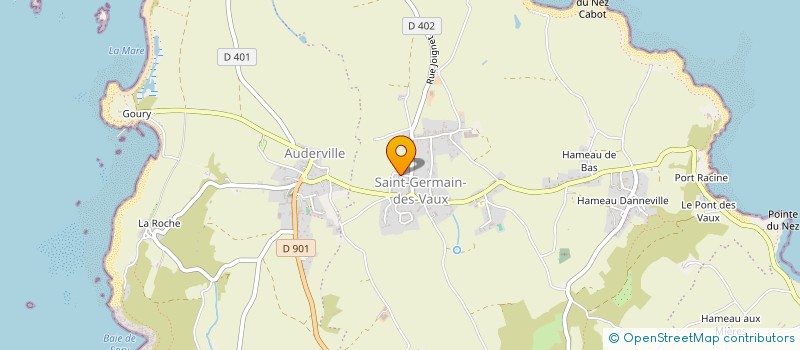 localisation de l'entreprise MADAME BENEDICTE LEVALLOIS  LA HAGUE