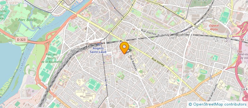 localisation de l'entreprise MADAME BENEDICTE LION à ANGERS