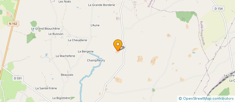 localisation de l'entreprise MADAME BENEDICTE LIVENAIS  FROMENTIERES