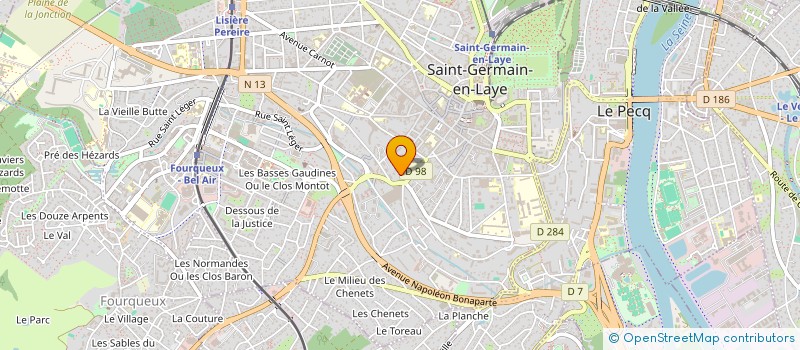 localisation de l'entreprise MADAME BENEDICTE LORTHIOIS  SAINT-GERMAIN-EN-LAYE