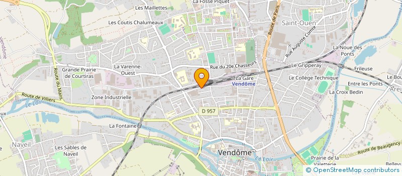 localisation de l'entreprise MADAME BENEDICTE LUCIENNE MADAIRE  VENDOME