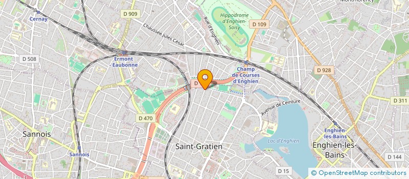 localisation de l'entreprise MADAME BENEDICTE LUTZ  SAINT-GRATIEN