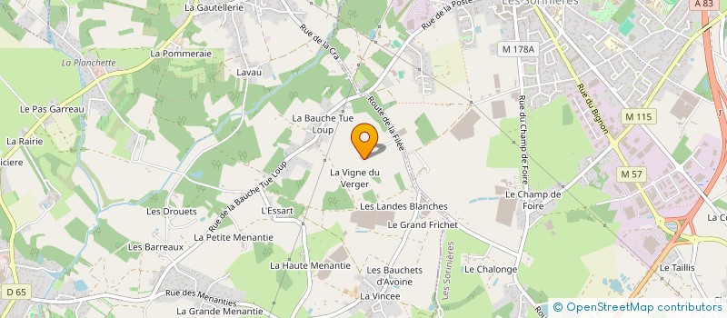 localisation de l'entreprise MADAME BENEDICTE MACAIRE à SALLERTAINE
