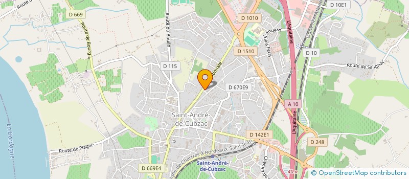 localisation de l'entreprise MADAME BENEDICTE MAHEO  SAINT-ANDRE-DE-CUBZAC